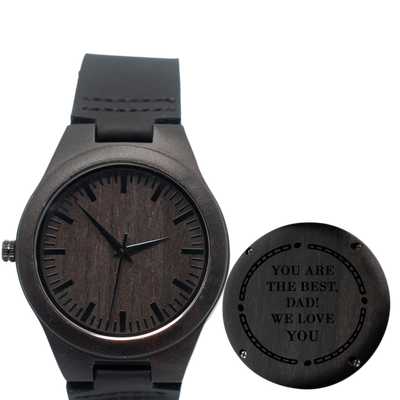 Personalized Engraved Wooden Watch